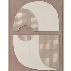 FORMS I, QUADRO DECORATIVO 83X4,5X123