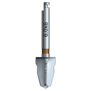 Glidewell HT™ Implant Shaping Drill Ø6.0 x 8 mm