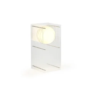 LOP by BANG – Candeeiro Rectangular Transparente Pequeno