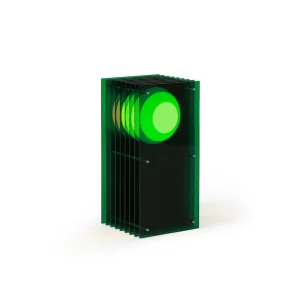 LOP by BANG – Candeeiro Rectangular Verde Pequeno