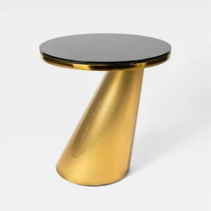 MESA DE APOIO ÁTOMOS EM DOURADO