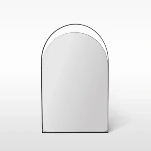 ARCH, ESPELHO EM ARCO COM MOLDURA EM AÇO