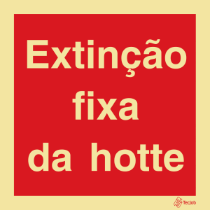 Sinalética Extinção Fixa da Hotte – I0502