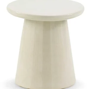 Cone, Mesa de Apoio em Cerâmica Branca