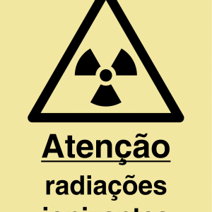 Sinalética Atenção Radiações Ionizantes – IS0157