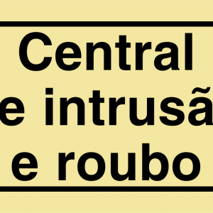 Sinalética Central de Intrusão e Roubo – IS0432