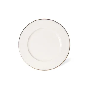 PRATO DE JANTAR COM REBORDO DE OURO