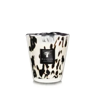 Vela Perfumada Pearls Black 16cm Baobab Collection