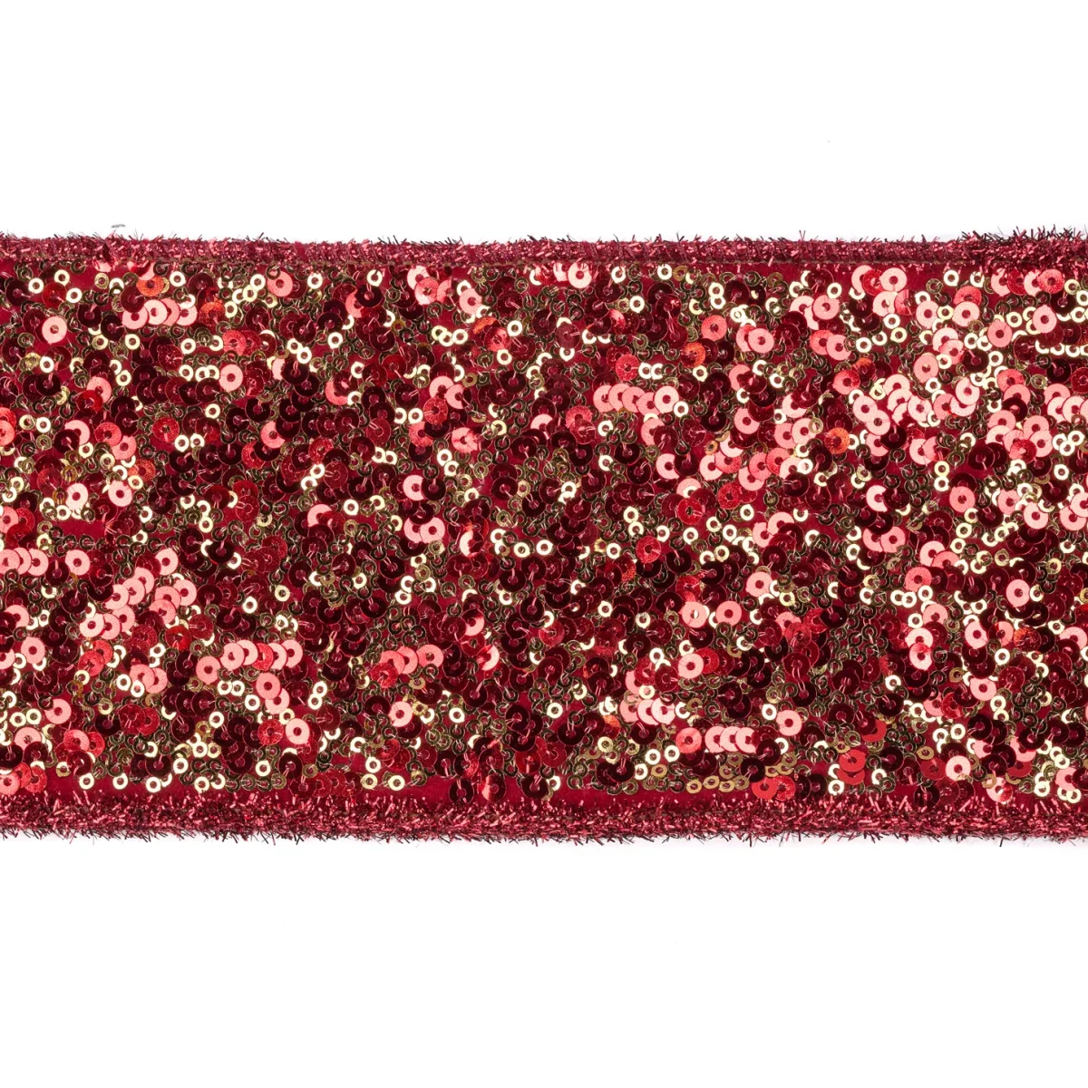 RIBBON RED GOLD, Rolo fita de Natal